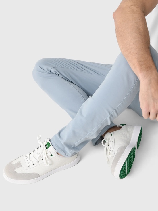 NEW Peter Millar Drift Leather Hybrid Course Golf Shoe: White/Fairway (Size 10) main image 13
